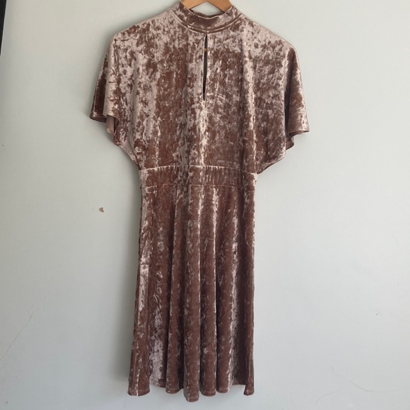 Grey & Gray| Crushed Velvet  Dress - Picture 1 of 8